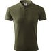 Polohemd Herren Pique Polo, S, military