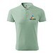 MALFINI Polohemd Herren Pique Polo, S, sage