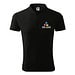MALFINI Polohemd Herren Pique Polo, 2XL, schwarz