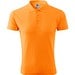 Polohemd Herren Pique Polo, XL, mandarine orange