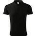 Polohemd Herren Pique Polo, XL, schwarz