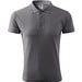 Polohemd Herren Pique Polo, XL, stahlgrau