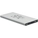 Powerbank 8.000 mAh Flat-Metal, silber