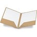 PUZO. Mappe aus 100 % Recyclingpapier A4 (400 g/m²), Natur