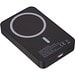 R-ABS Magnetische Powerbank 10.000 mAh DONNA, schwarz