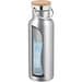 RAGNAR. Trinkflasche aus Edelstahl (36% recycelt) (570 mL), doppelwandig und vakuumisoliert, Satinsilber