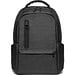 RE-BOSTON. Wasserabweisender 2Tone-Laptop-Rucksack aus recyceltem Nylon mit 210D-Fach, Schwarz
