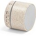 RE-LINEU. Lautsprecher mit 3W und 4h30m Akkulaufzeit aus Strohfaser Recyceltes ABS (100% rABS), Natur