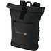 Recanvas 14” GRS recycelter Rolltop-Rucksack 16L, schwarz
