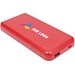 Recycelte Powerbank 10.000 mAh PRESTON, rot