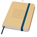 Reed A6 Hardcover Notizbuch, blanko, aus recyceltem Material, Ozeanblau