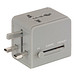 Reiseadapter TRAVEL MATE,grau