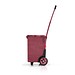 reisenthel® Einkaufsroller carrycruiser, twist maroon