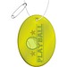 RFX™ H-12 Reflektierender, ovaler Anhänger, neongelb