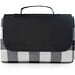 RILEY II. EPE-beschichtete Picknickdecke (180 g/m²) mit Muster, Schwarz
