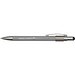 Rill RCS recycelter Kugelschreiber mit Stylus und Fidget Spinner (blaue Mine), grau