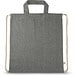 RISSANI. Tragetasche/Turnbeutel (2in1) aus recycelter Baumwolle (70%) und polyester (30% rPET) (140 g/m²), Schwarz