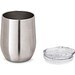 RONDE. Reisebecher aus Edelstahl 400 ml, Satinsilber