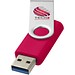 Rotate-basic USB-Stick 3.0, magenta, 128GB