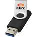 Rotate-basic USB-Stick 3.0, schwarz, 128GB