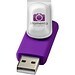 Rotate Doming USB-Stick, lila, 4GB