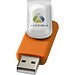Rotate Doming USB-Stick, orange, 4GB