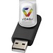 Rotate Doming USB-Stick, schwarz, 1GB