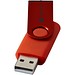 Rotate Metallic USB-Stick, dunkelrot, 16GB