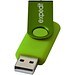Rotate Metallic USB-Stick, limone, 2GB