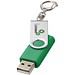 Rotate mit Schlüsselanhänger USB-Stick, grün, 1GB
