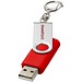 Rotate mit Schlüsselanhänger USB-Stick, hellrot, 16GB