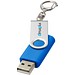 Rotate mit Schlüsselanhänger USB-Stick, mittelblau, 32GB