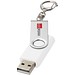 Rotate mit Schlüsselanhänger USB-Stick, weiss, 1GB