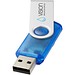 Rotate Transculent USB-Stick, blau, 16GB