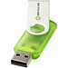 Rotate Transculent USB-Stick, grün, 1GB