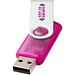 Rotate Transculent USB-Stick, rosa, 8GB