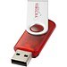 Rotate Transculent USB-Stick, rot, 32GB