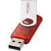 Rotate Transculent USB-Stick, rot, 4GB
