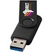 Rotate USB-Stick 3.0 aus Metall, schwarz, 128GB