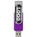 Rotate USB-Stick 3.0 mit Doming, lila, 64GB