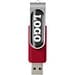 Rotate USB-Stick 3.0 mit Doming, rot, 64GB