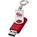 Rotate USB-Stick 3.0 mit Schlüsselanhänger, rot, 16GB