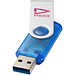 Rotate USB-Stick 3.0 transparent, blau, 128GB