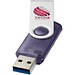 Rotate USB-Stick 3.0 transparent, blau, 32GB