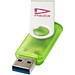 Rotate USB-Stick 3.0 transparent, grün, 128GB