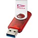 Rotate USB-Stick 3.0 transparent, rot, 64GB