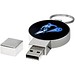 Runder Light Up USB Stick, blau, 8GB
