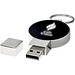 Runder Light Up USB Stick, schwarz, 32GB