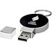 Runder Light Up USB Stick, schwarz, 4GB