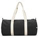 SAINT SPORT. Sporttasche aus recyceltem Baumwolle und recyceltem Polyester (380 g/m²), Schwarz